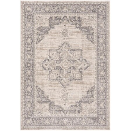 Safavieh 9 x 12 ft. Brentwood 865B Power Loomed Rectangle Area Rug Cream & Grey BNT865B-9